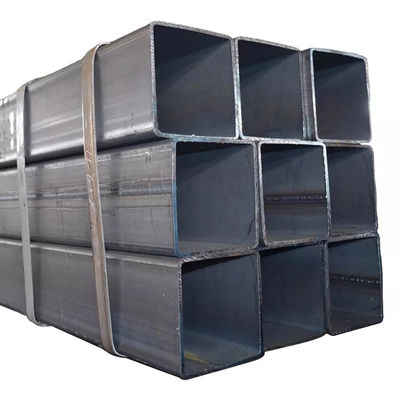 SS400 S235JR Construction Tubes 80x80 square Hollow Sections Black Steel Tube