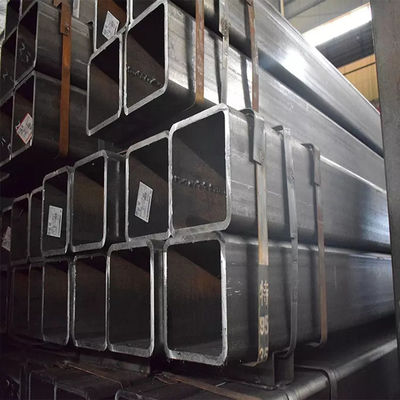 SS400 S235JR Construction Tubes 80x80 square Hollow Sections Black Steel Tube