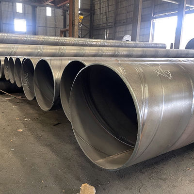 Straight Seam Galvanized Carbon Erw Pp Coated Steel Spiral Welded Round Pipe