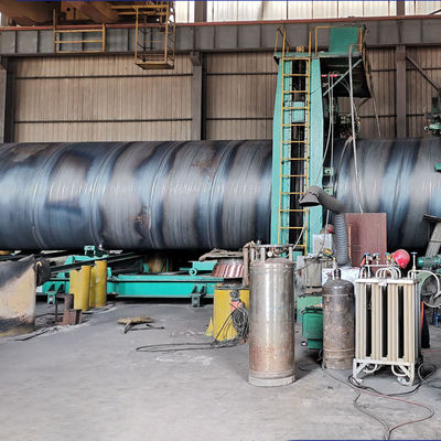Straight Seam Galvanized Carbon Erw Pp Coated Steel Spiral Welded Round Pipe