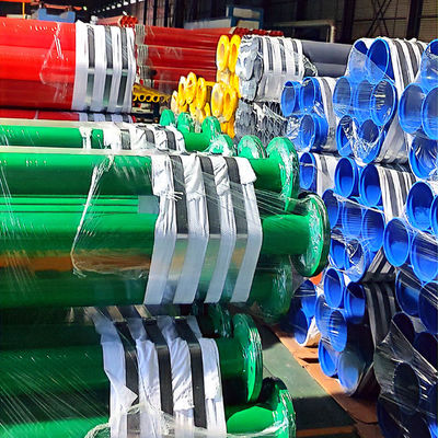 Color Plastic Coated Steel Pipe Customizable Inner and Outer Plastic-Coated Composite Steel Pipe